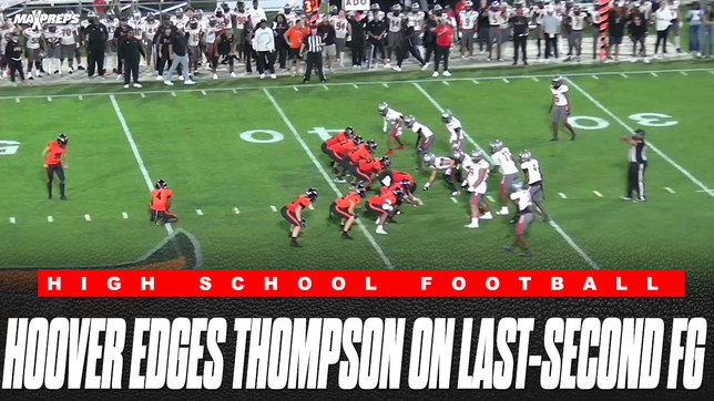 In one of Alabama’s most electrifying finishes of the 2025 season, Hoover edged powerhouse Thompson 33–30 after senior kicker James Bryant drilled a 55-yard game-winning field goal as time expired. The Buccaneers battled back from a 10-point deficit in the fourth quarter, led by quarterback Caleb Nix’s clutch drives and a relentless defensive stand. The victory cements Hoover’s status as a state title contender and hands Thompson its first region loss of the year in dramatic fashion.