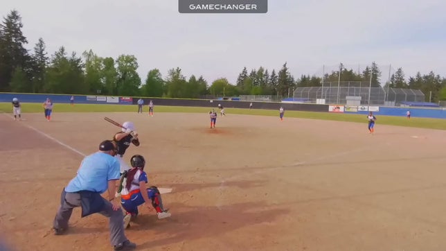 Sacrifice hit with RBI. Helping team move on to 4a district championship game.