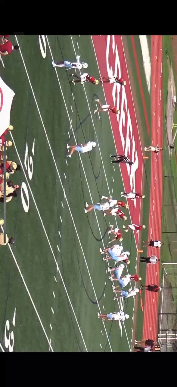 11 caries 92 yards and 3 touchdowns