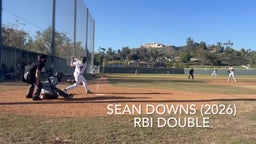 Sean Downs (2026) Gets RBI's off Two Hits and Pitches 3 Scoreless Innings in Relief