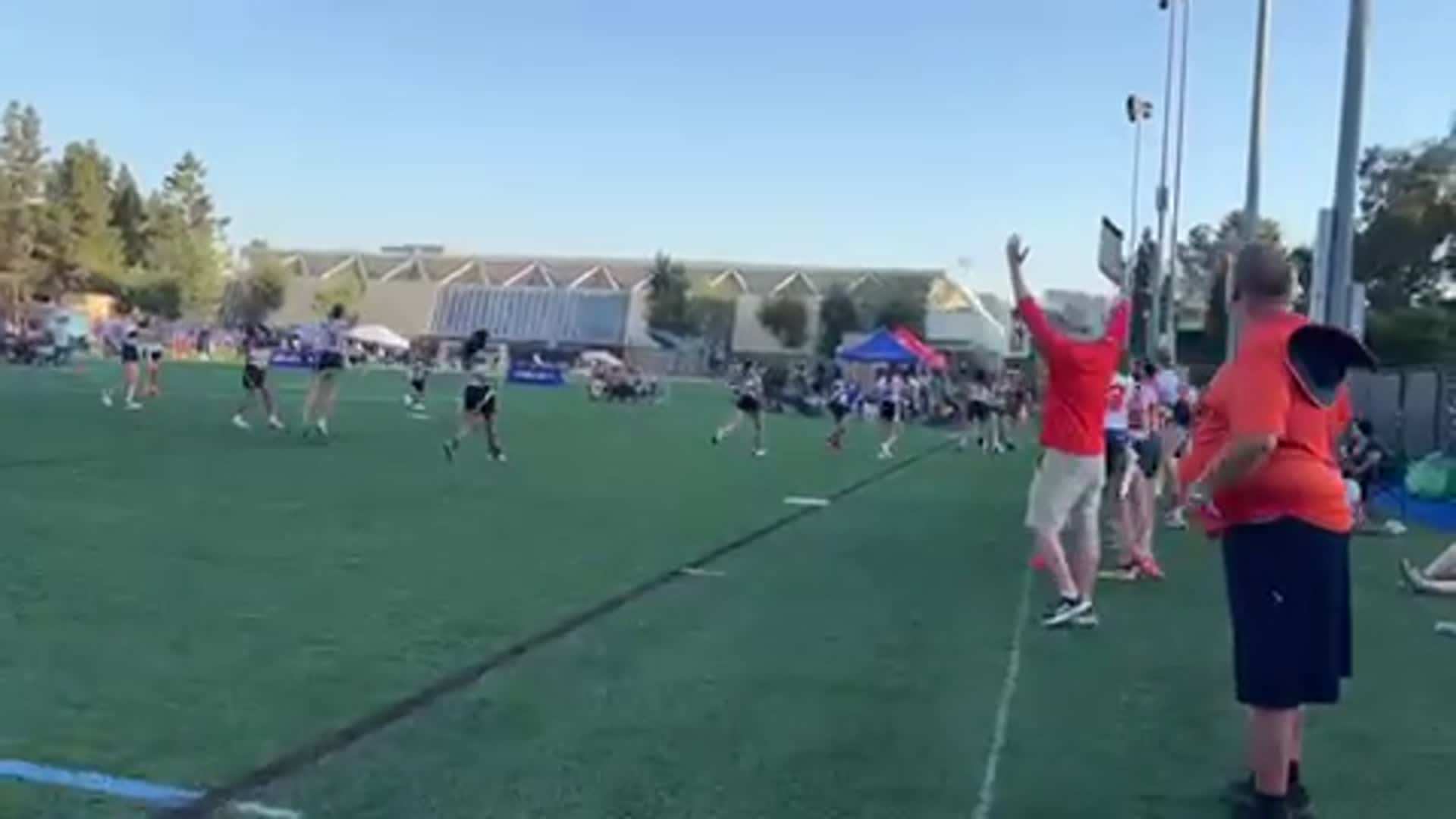 LA RAMS tournament 40 yard touchdown pass