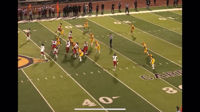 Jay Coleman with some key plays to help GB upset rivals Davison