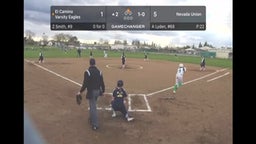 RBI double from Za'Niyah Smith (2025)