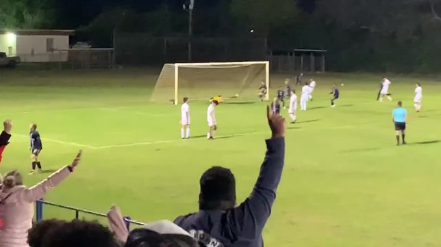 #2 of a hat trick vs Boca Christian 1/29/24 in district semifinals.