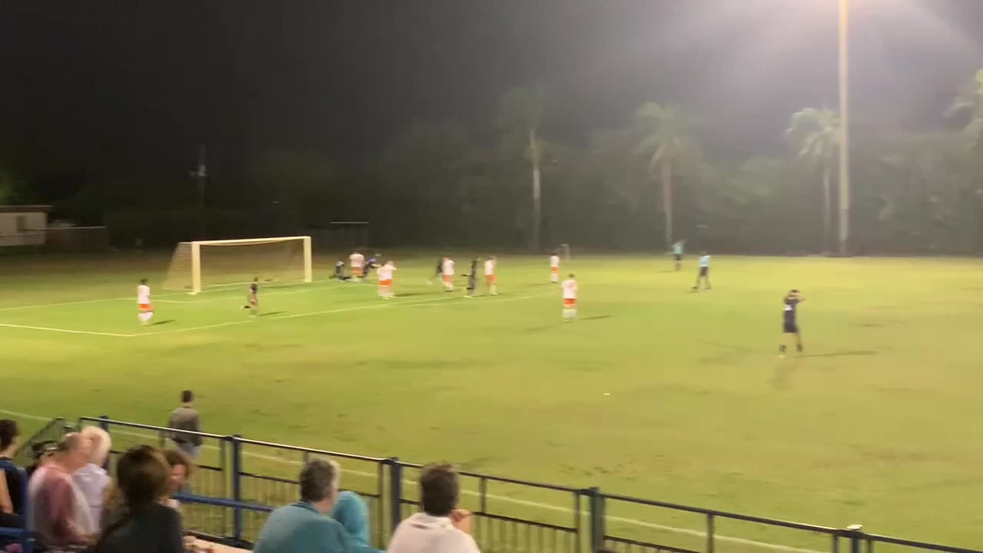 Zachary Caja free kick