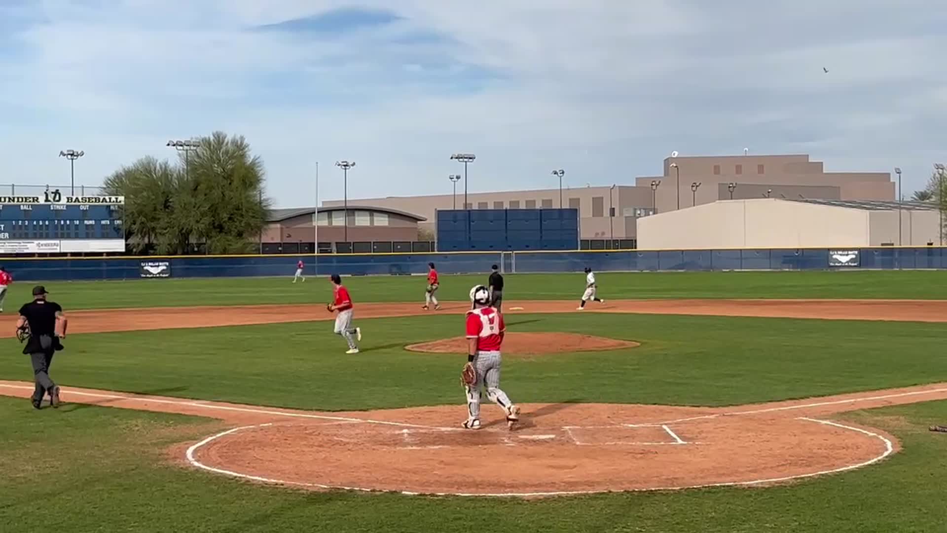Single to left