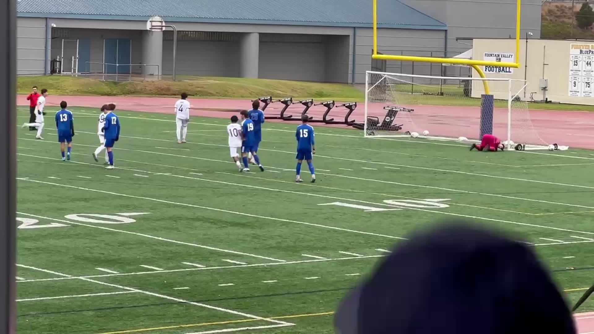 1st PK goal of round 1 CIF playoffs vs Fountain Valley