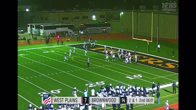 Brody Bobo (#34) 2yd TD catch from Reid Macon (#14)