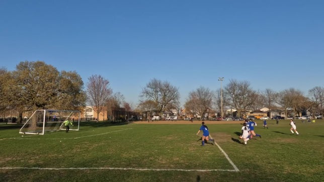 1. Natalie Q. (So) assisted by Arlin 2. Arlin Solis (Fr) assisted by Samantha 3. Samantha G (Jr) scores from 25yds