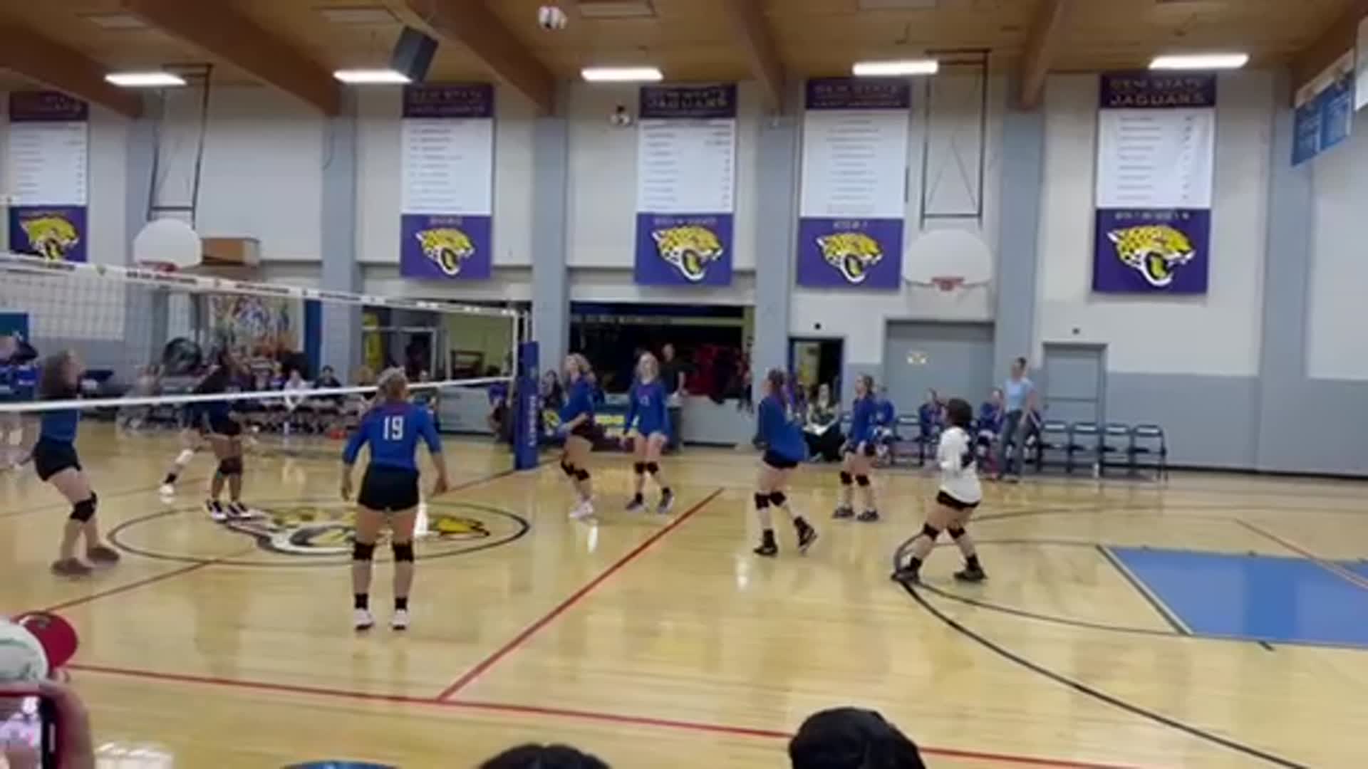 Abby with the assist