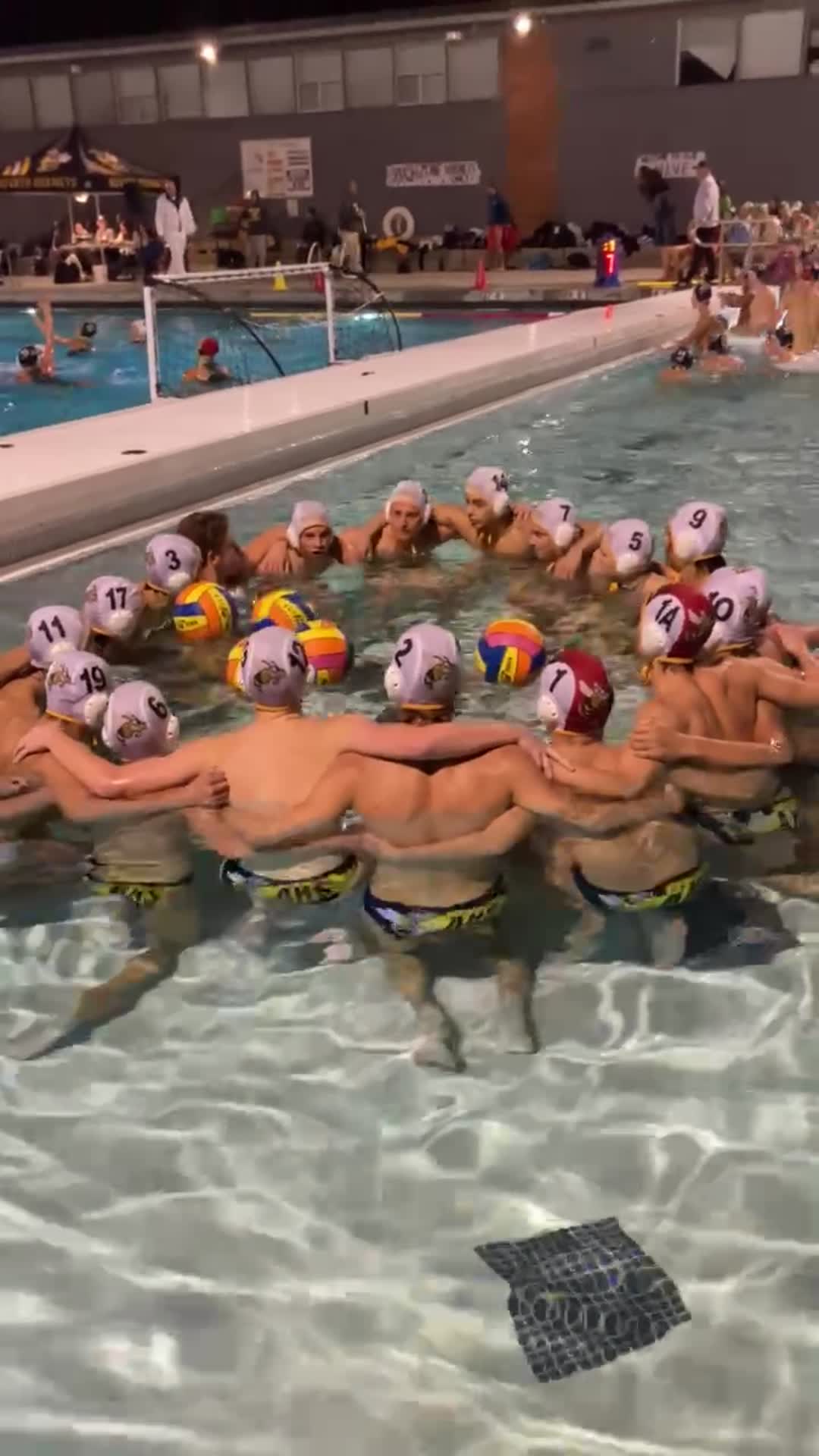 Semi finals pre game ritual Alameda for the WIN!