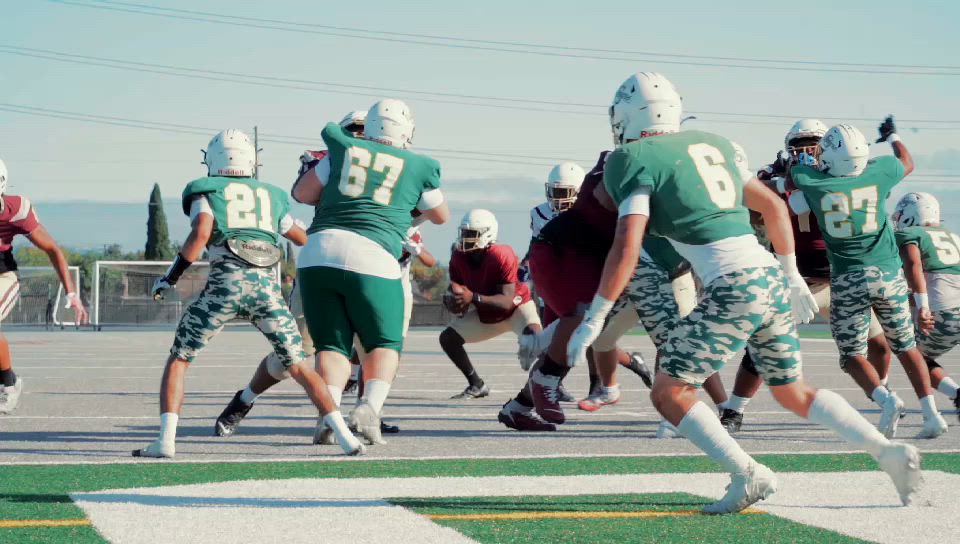 Austin Miller TD in Scrimmage vs Saddleback