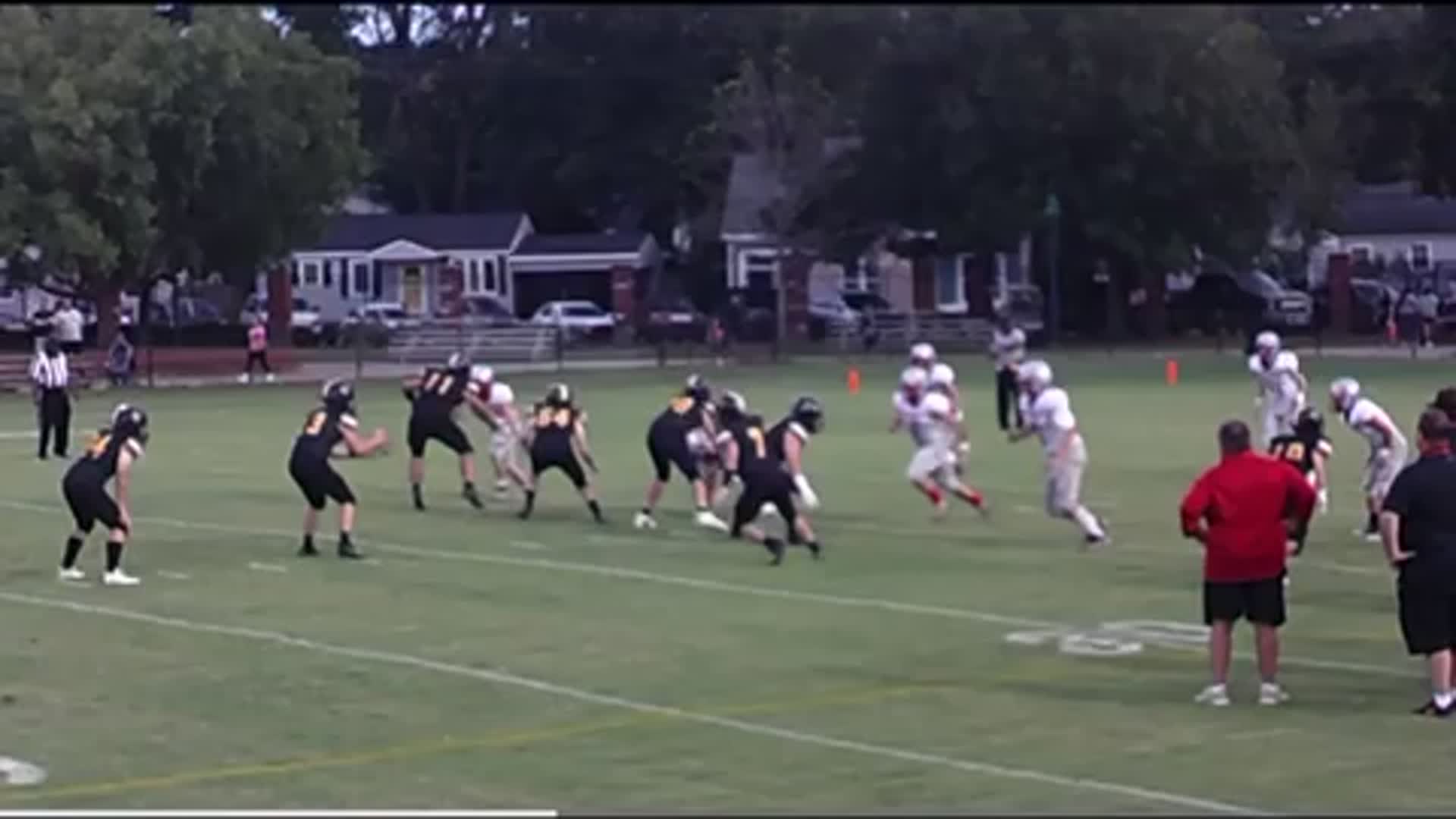 Forced fumble Middle LB  Sophomore #2 Christian Kilpatrick