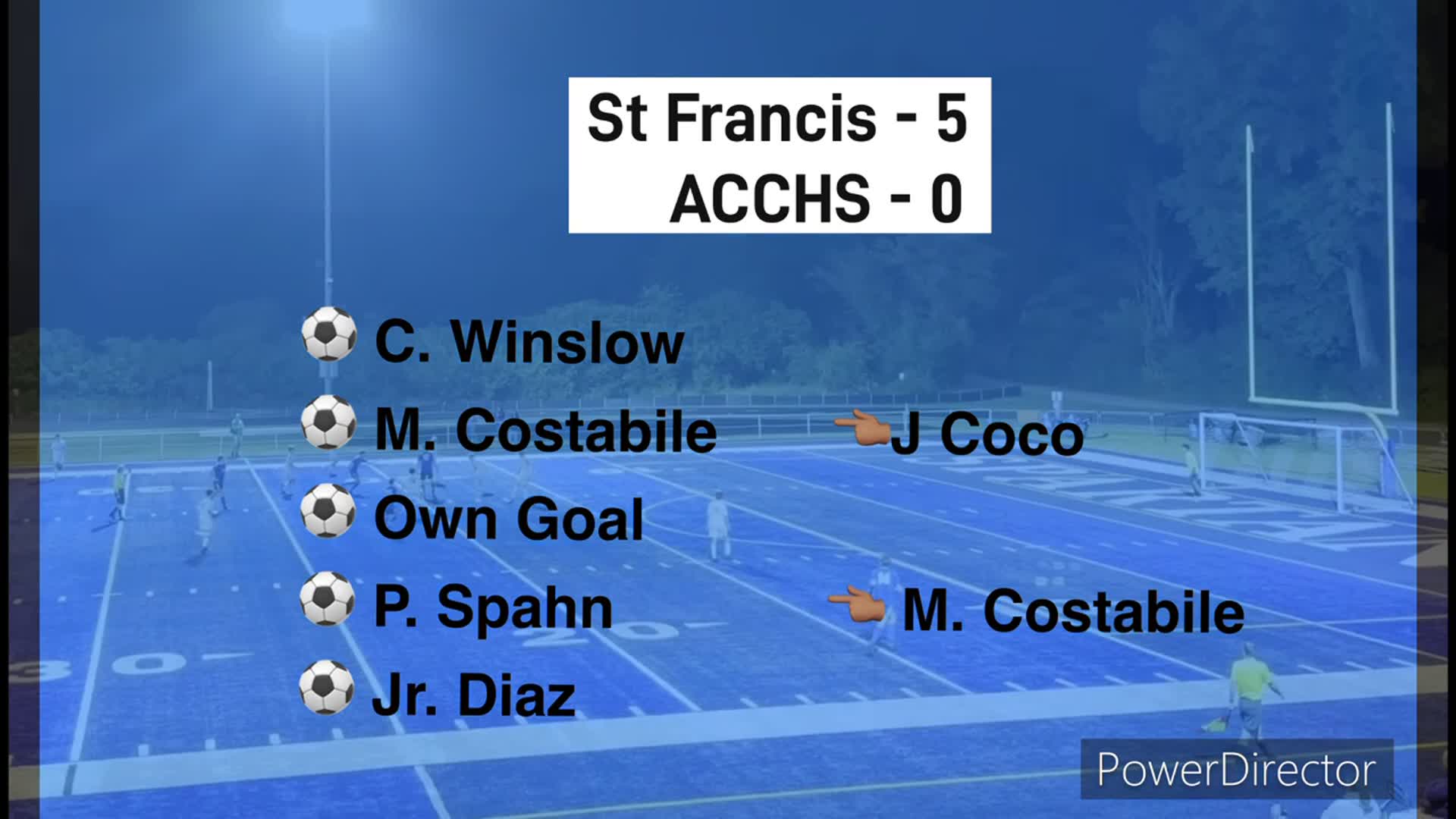 St Francis vs ACCHS