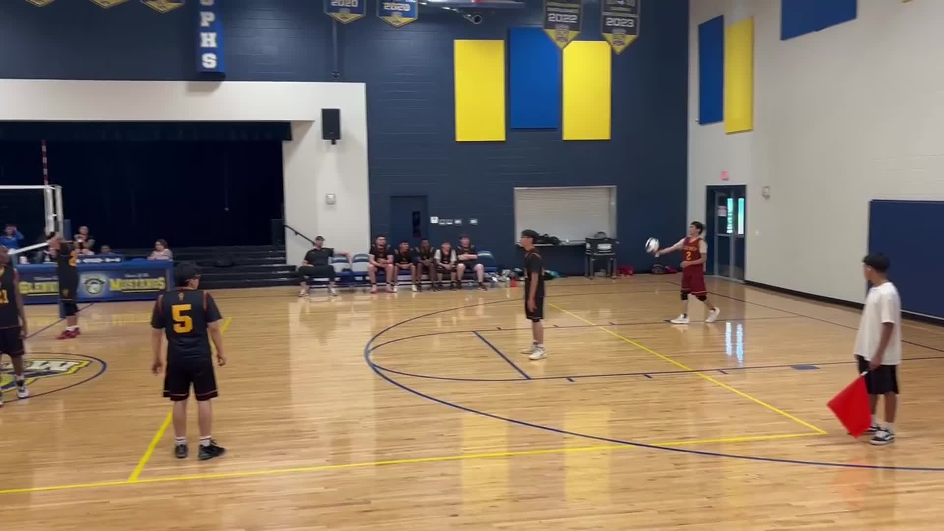 ASU Finished off Glenview in 1st Set