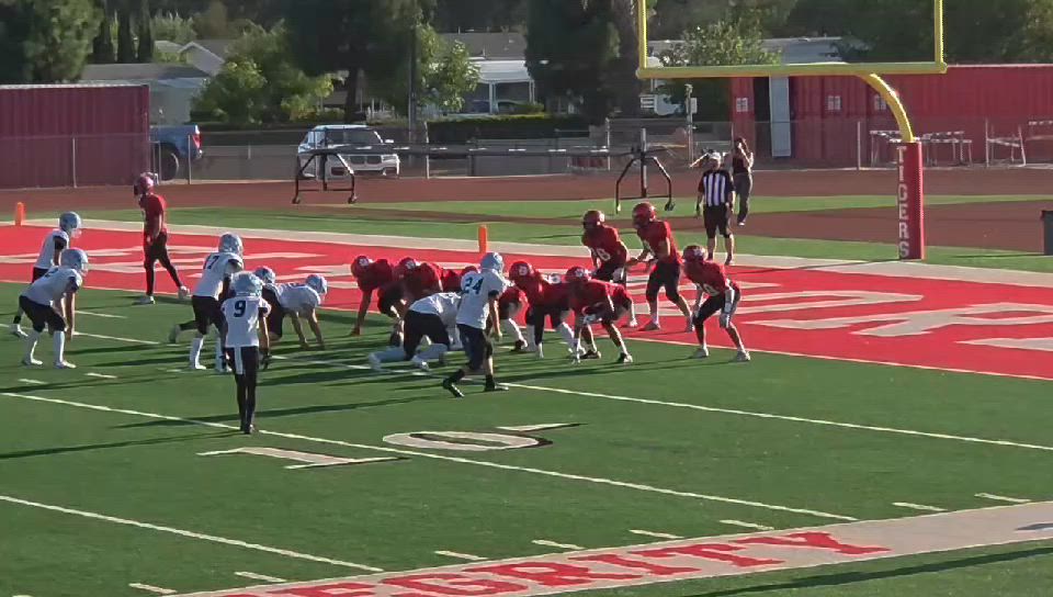 Endzone to endzone.  RB Roman Reyes #28