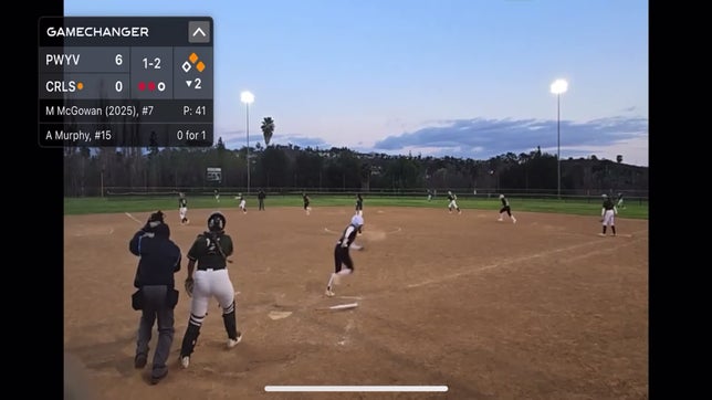 Poway wins the opening game of the Cougar Classic in San Diego. Poway 20.  Carlsbad 1