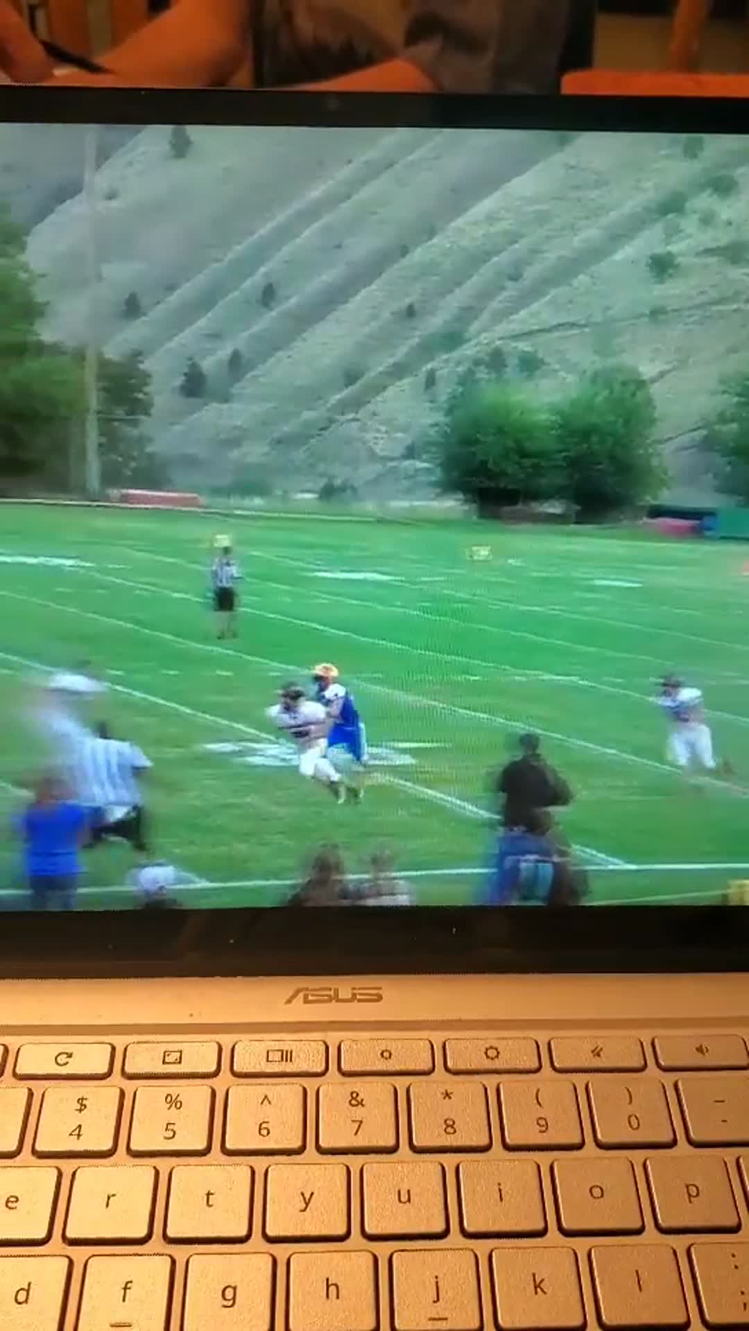 I intercepted the ball.