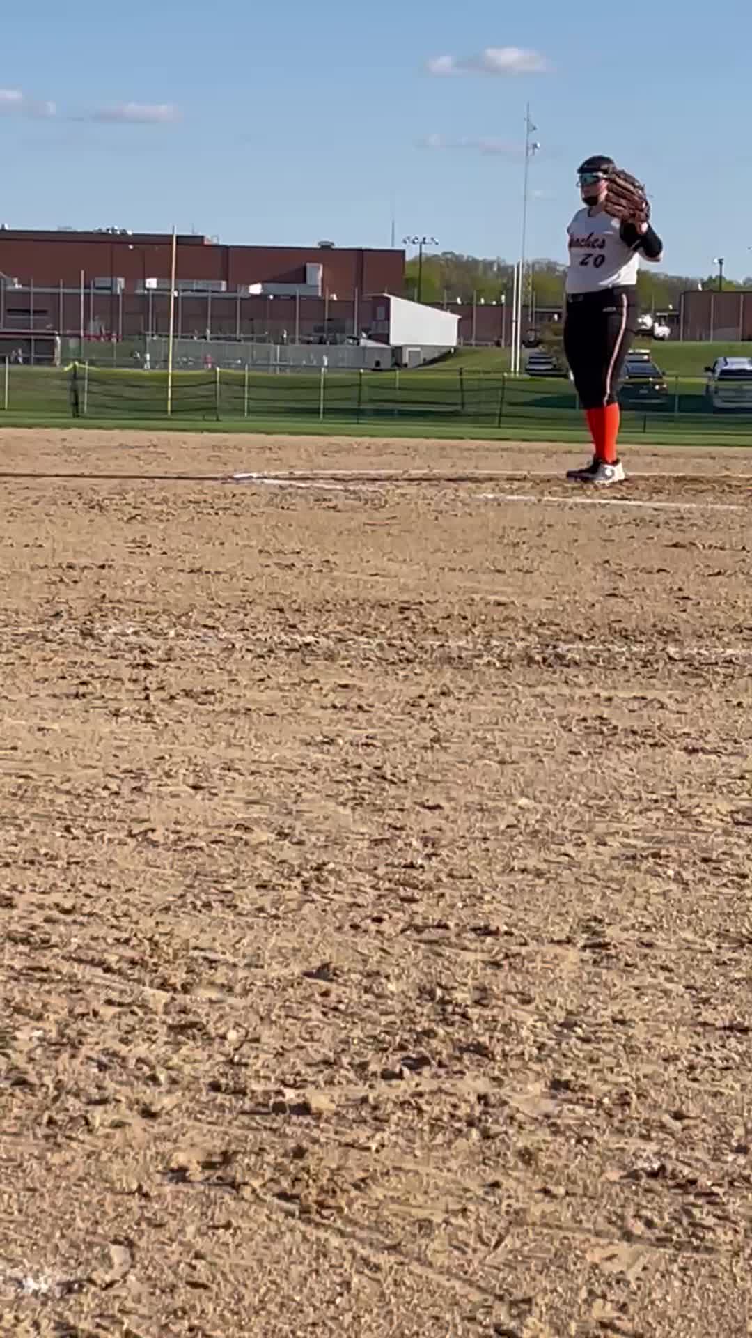 The start of Lataya pitching 5th inning.
