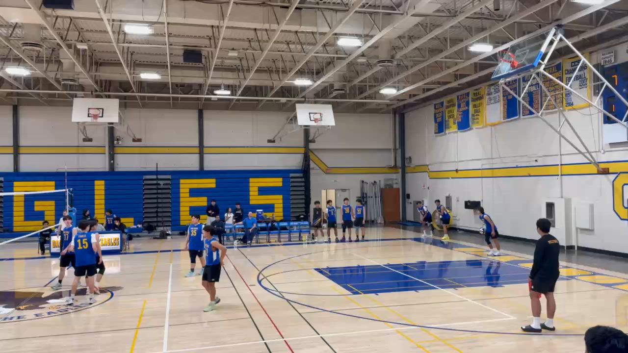 3/3/2026 Varsity Boys Volleyball - Yerba Buena @ Oak Grove (Oak Grove wins 3-0)