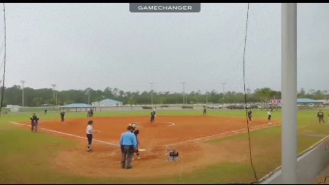I am in CF and a one hopper was hit to me I feilded it clean and threw the runner advancing to third and the we realized that the runner on first was caught trying to advance but the runner infront of her hadn't left the bag yet so we turned a DP