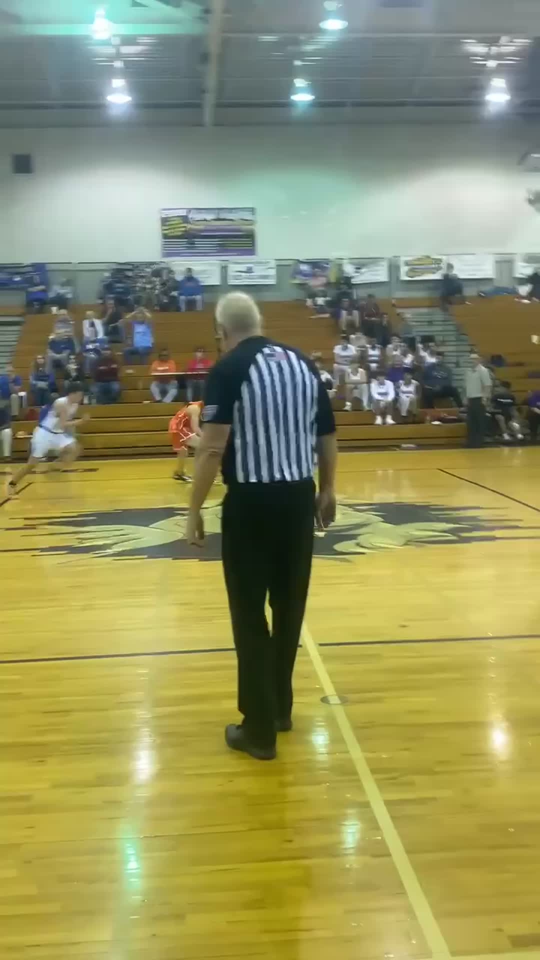 In the play Dean chases a kid leading him back court where you'll see him throw it back when I run and steal it then going up drawing a foul.