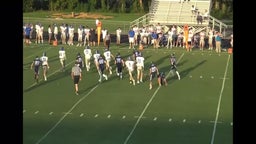 Dylan Taylor makes the for red fumble to give back ball against northpoint Christian Academy