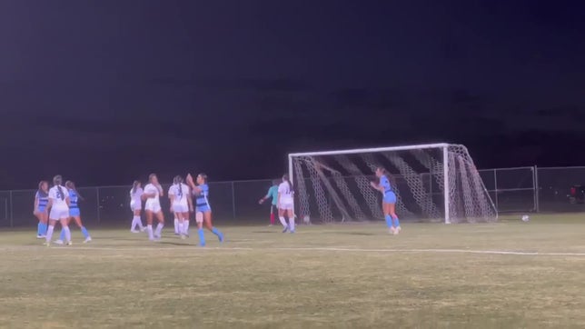 Olivia Rossow goal in Goddard vs Lovington game