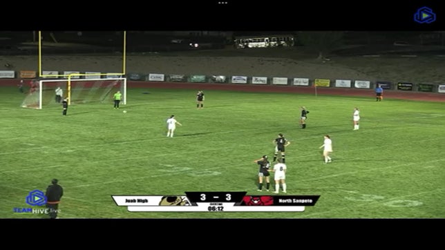 Brinnley Finn game winning goal at North Sanpete in overtime.