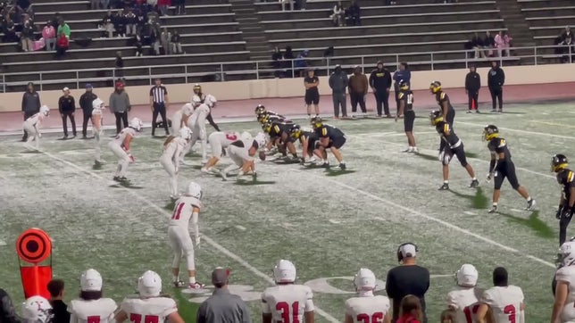 2nd Quarter Yelm Defense #45 Samuel DeJiacomo stops the run
YELM 12 Lincoln 0