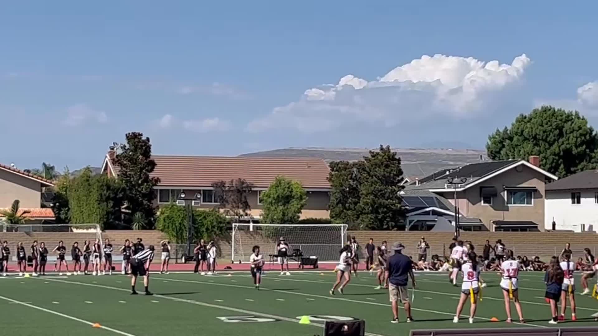 TD throw to Makayla bishop