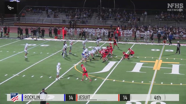 Teddy Rios 42 yard pass to Stevie Hughes with a minute left lifts Marauders to 21-14 win.