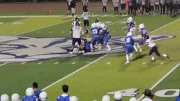 #65 Louis Navarro stopping the run