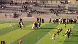 Touchdown - Clovis West vs Edison - JV Football - September 13, 2024 - Joseph Valadez (#7) To Luke Pinto (#27).