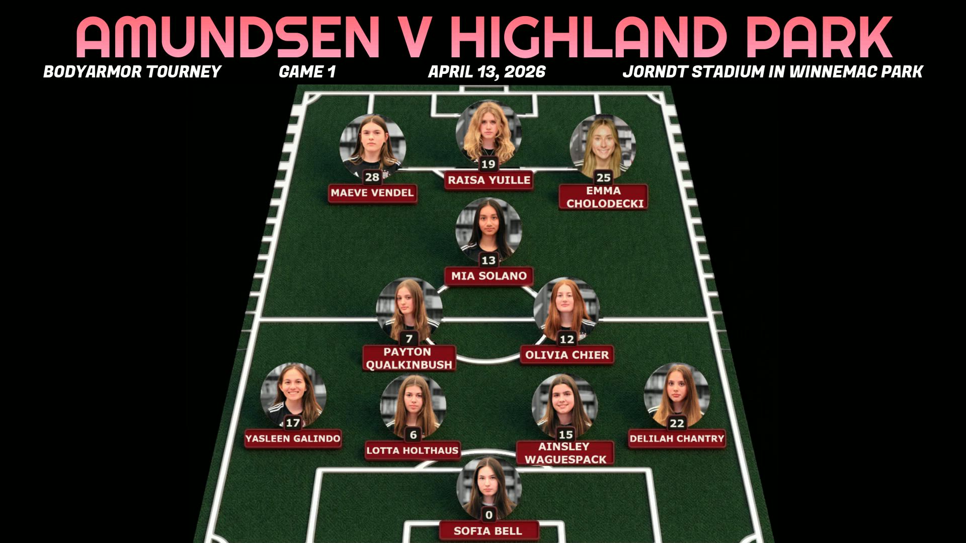 Amundsen 1 - 0 Highland Park