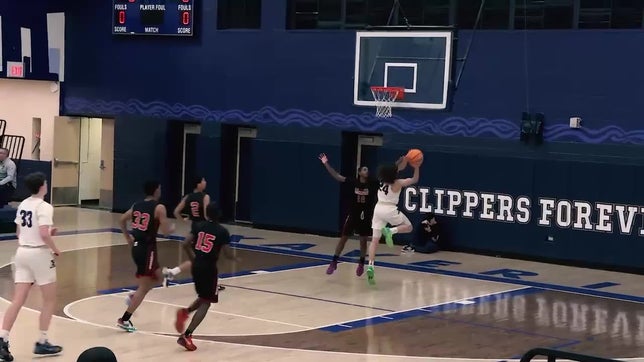 Varsity high school basketball Xaverian Clippers vs Far Rockaway.