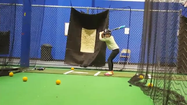 this is a older video of casey pasco taking batting practice.