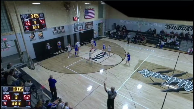 Inbound pass to herself for the easy 2