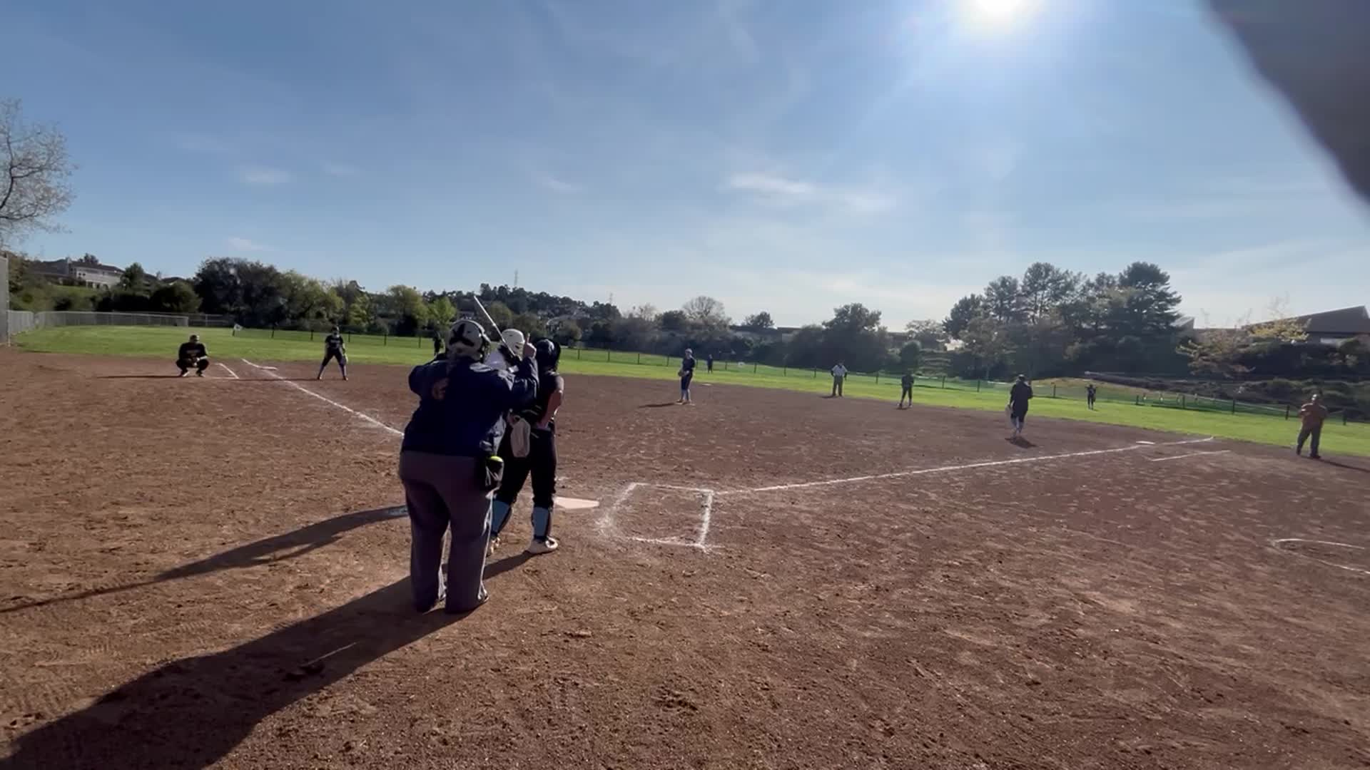 Kenadie Rodriguez hits a nice one