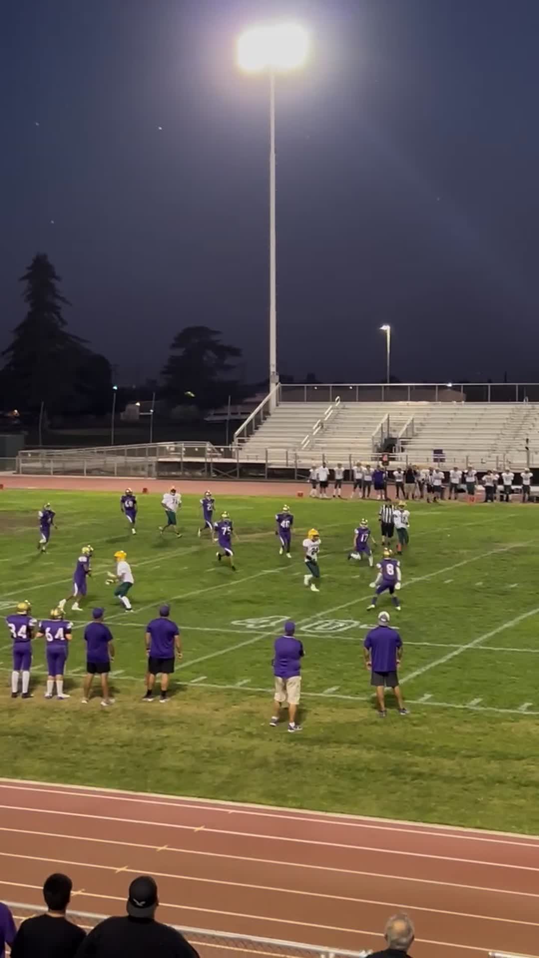 Kick from #9 Santiago Prado