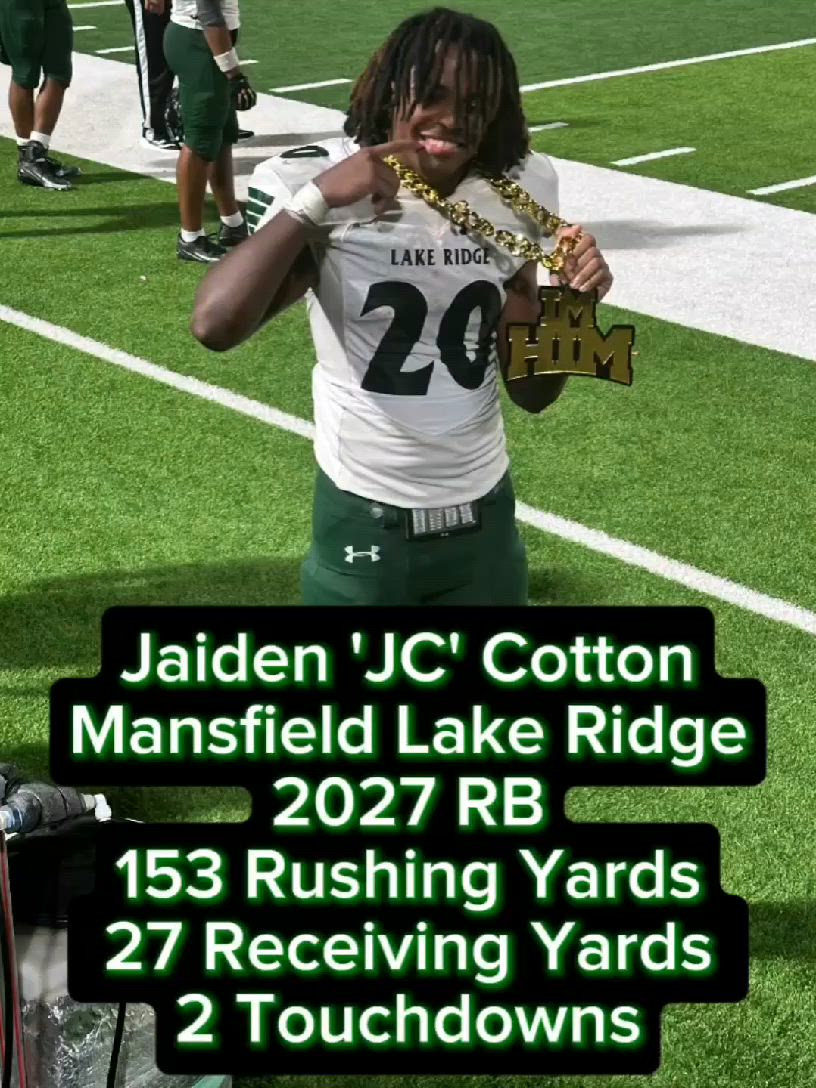 Lake Ridge is 2-0