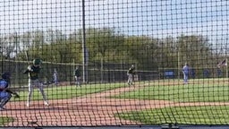 Joe Schreurs (Senior #1) hits RBI Single @ Random Lake