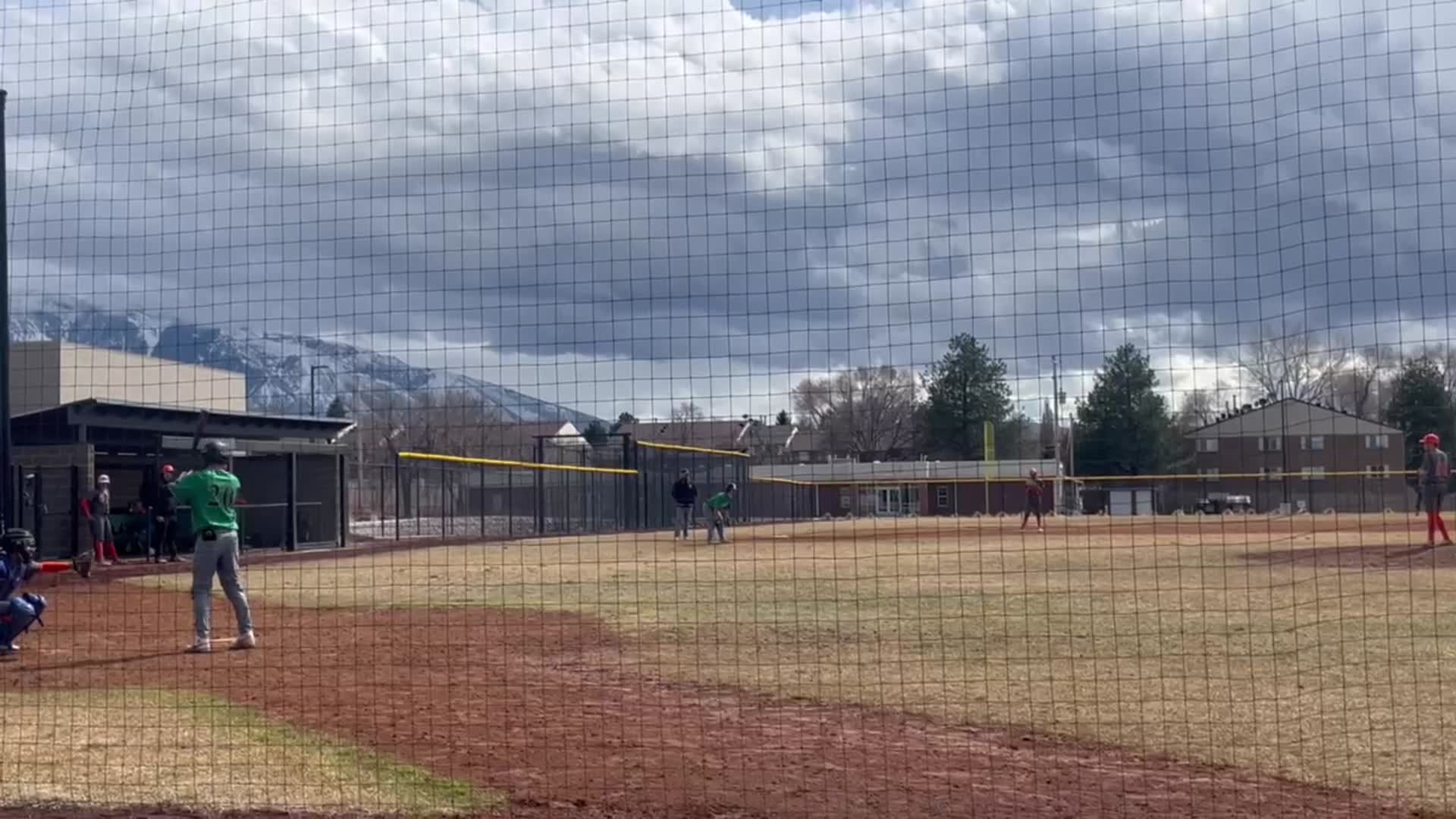 Single & RBI - Aidan Clark #20 - Freshman