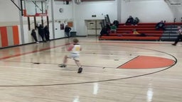 Jake Greenberg with the steal and finish