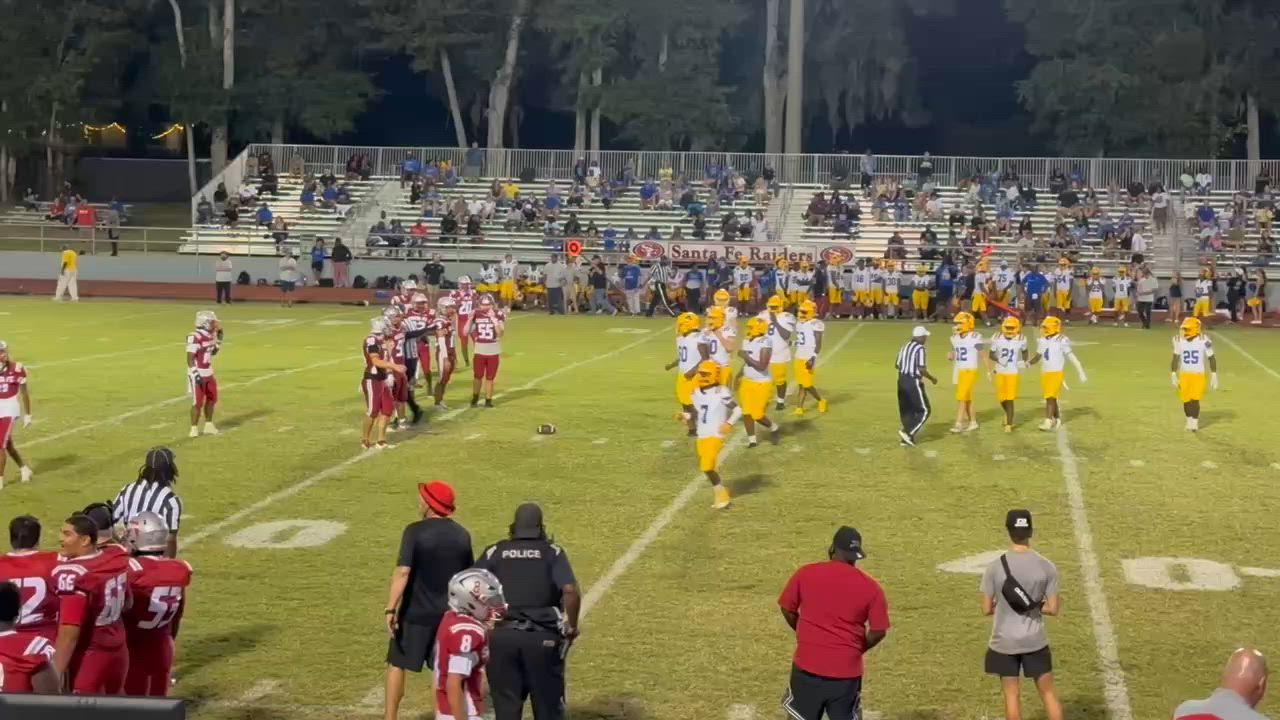 Division game Palatka 9-12 -2025                                                Santa Fe for the win 24-20