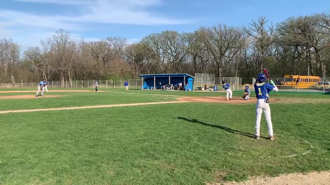 Bloom catcher Ivan Baader drives in 2 runs