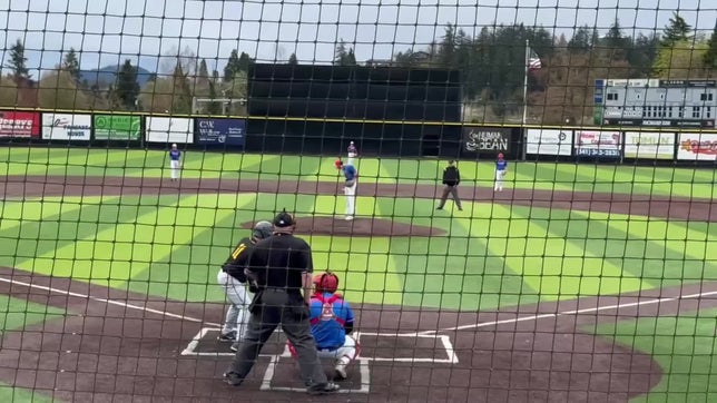 Pitching throw down out