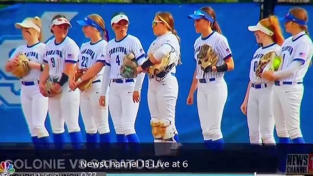 Adrianna drives in 2nd run for a 2-0 win