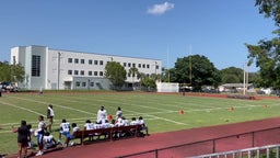 35 yard field goal (warmup)