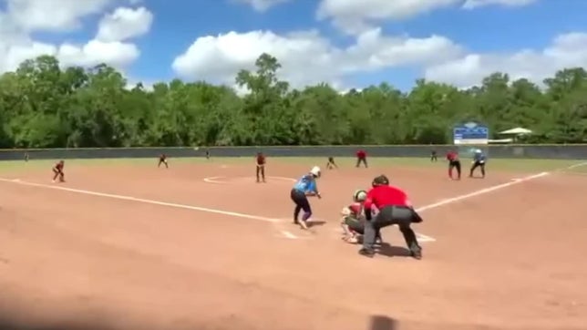 Jordan went 5-7 in the span of 4 games with 1 triple, 2 doubles, and 2 singles driving in 2 RBI's. She also pitched in her first tournament for 2.1 innings combined in two different games.